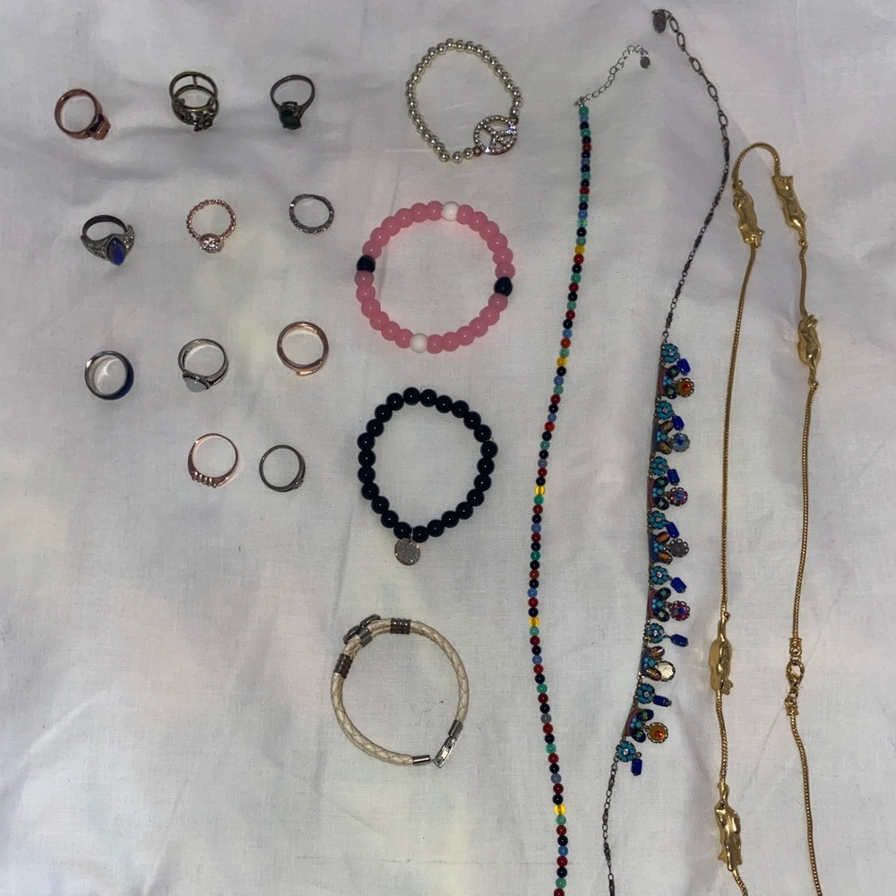 Random Jewelry Necklaces Bracelets Rings